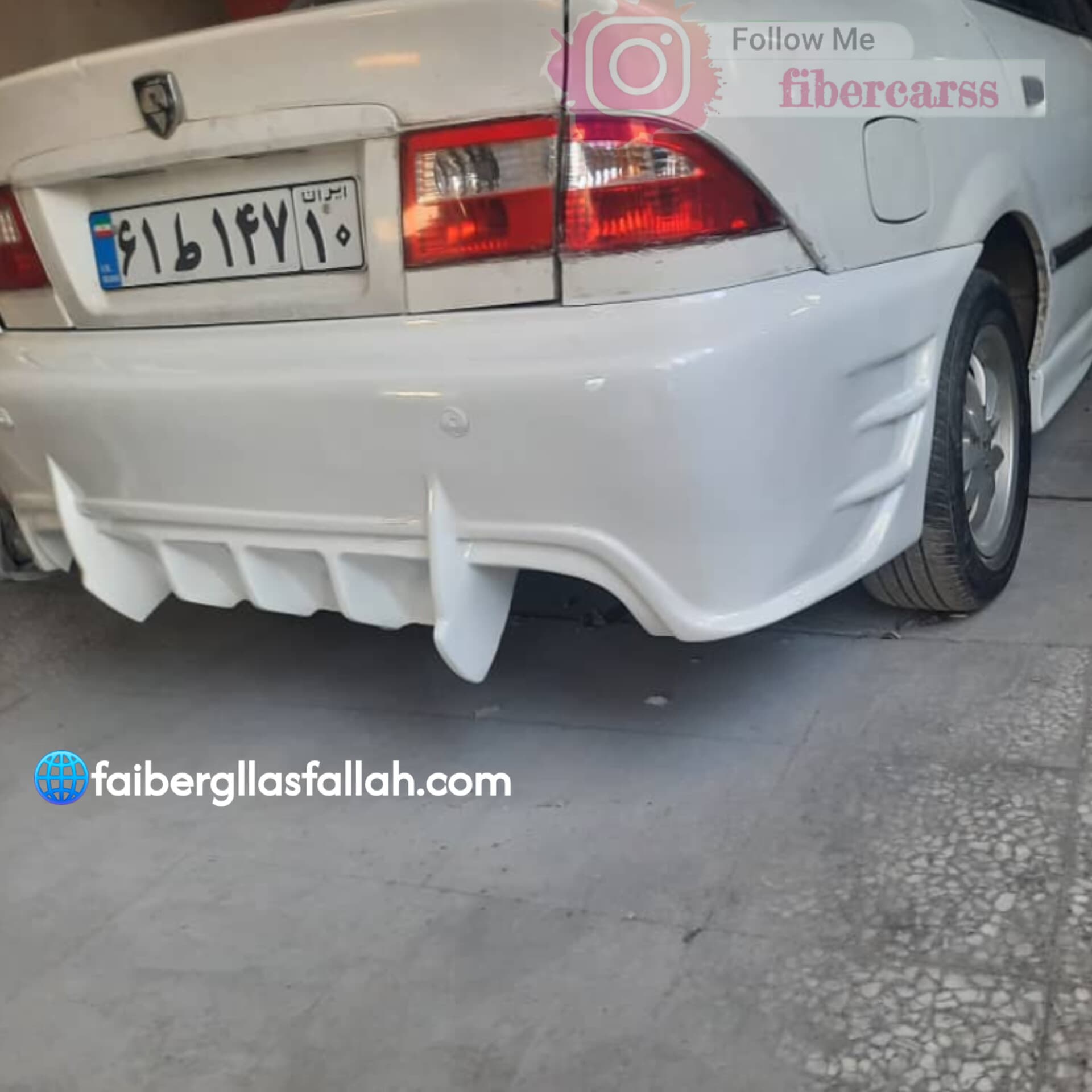 سپر عقب اسپرت سمند lx خام ضخامت بالا