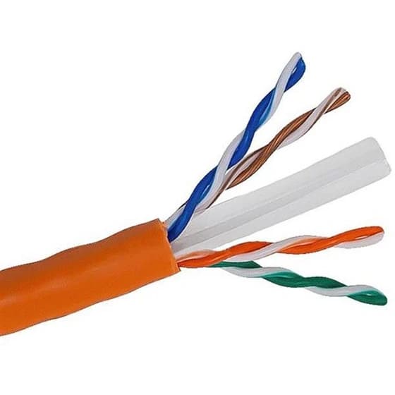 کابل شبکه Cat6 Utp Nexans نگزنس افشان روکش مس