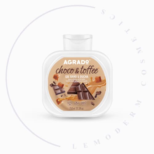 شامپو بدن آگرادو رایحه شکلات choco & toffee حجم 750 میل (اورجینال کردستان)