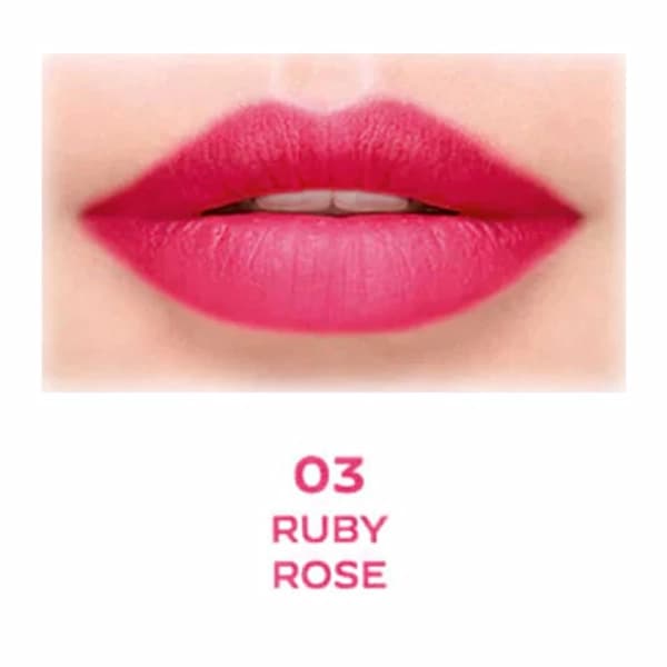 تینت لب گلدن رز کد ۰۳ Ruby Rose — تصویر ۲
