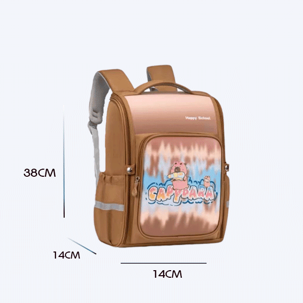 کولهپشتی مدرسهای Happy School طرح Capybara — تصویر ۲