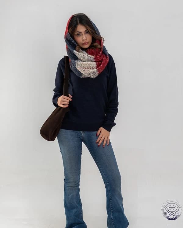 پلیور بافت سبز تیره یونیسکس Jack & Jones — تصویر ۲