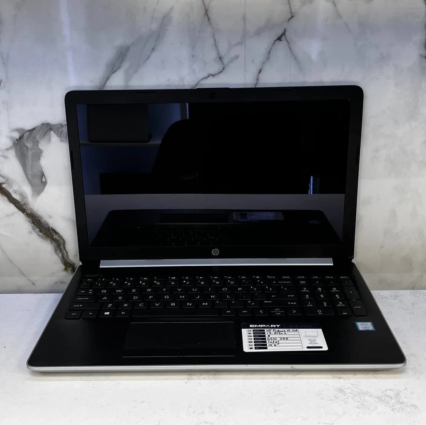 لپ تاپ استوک HP Laptop 15-da i3-8130U | 15.6 FUll HD | Corei3 8130U | 8GB RAM | 256GB SSD | Intel — تصویر ۳