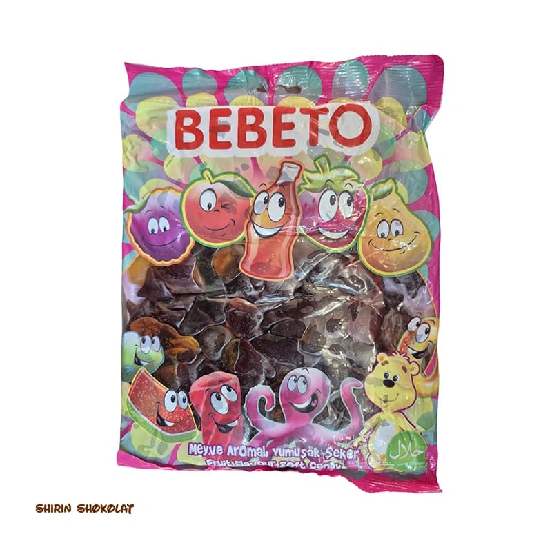 پاستیل ببتو Bebetto طرح میکس بسته 1 کیلویی