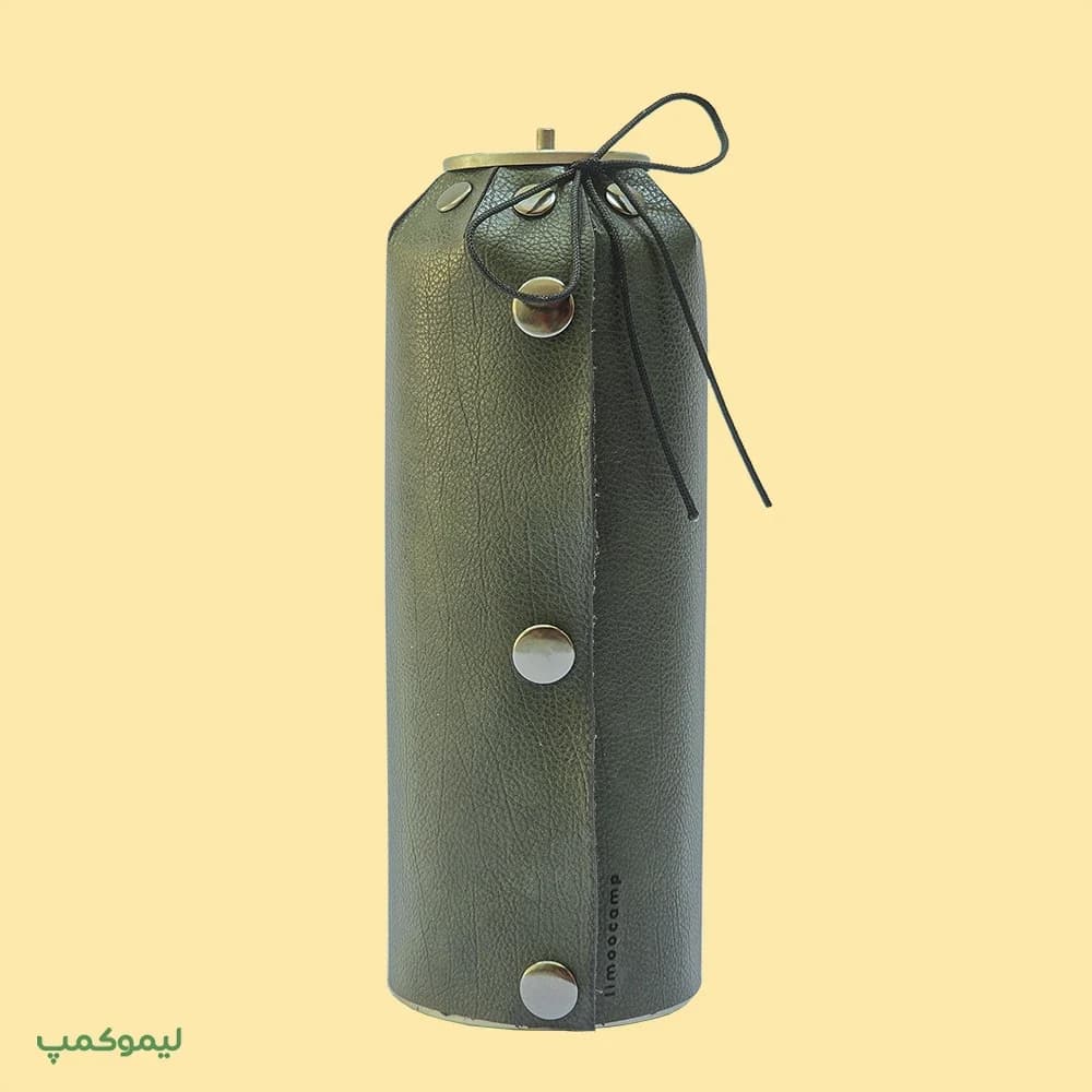 کاور کپسول استوانه 220 گرمی چرم مصنوعی — تصویر ۳