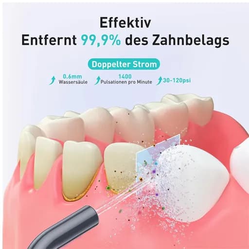 واترجت دندان COSLUS مخزن 300 میلیلیتری — تصویر ۳