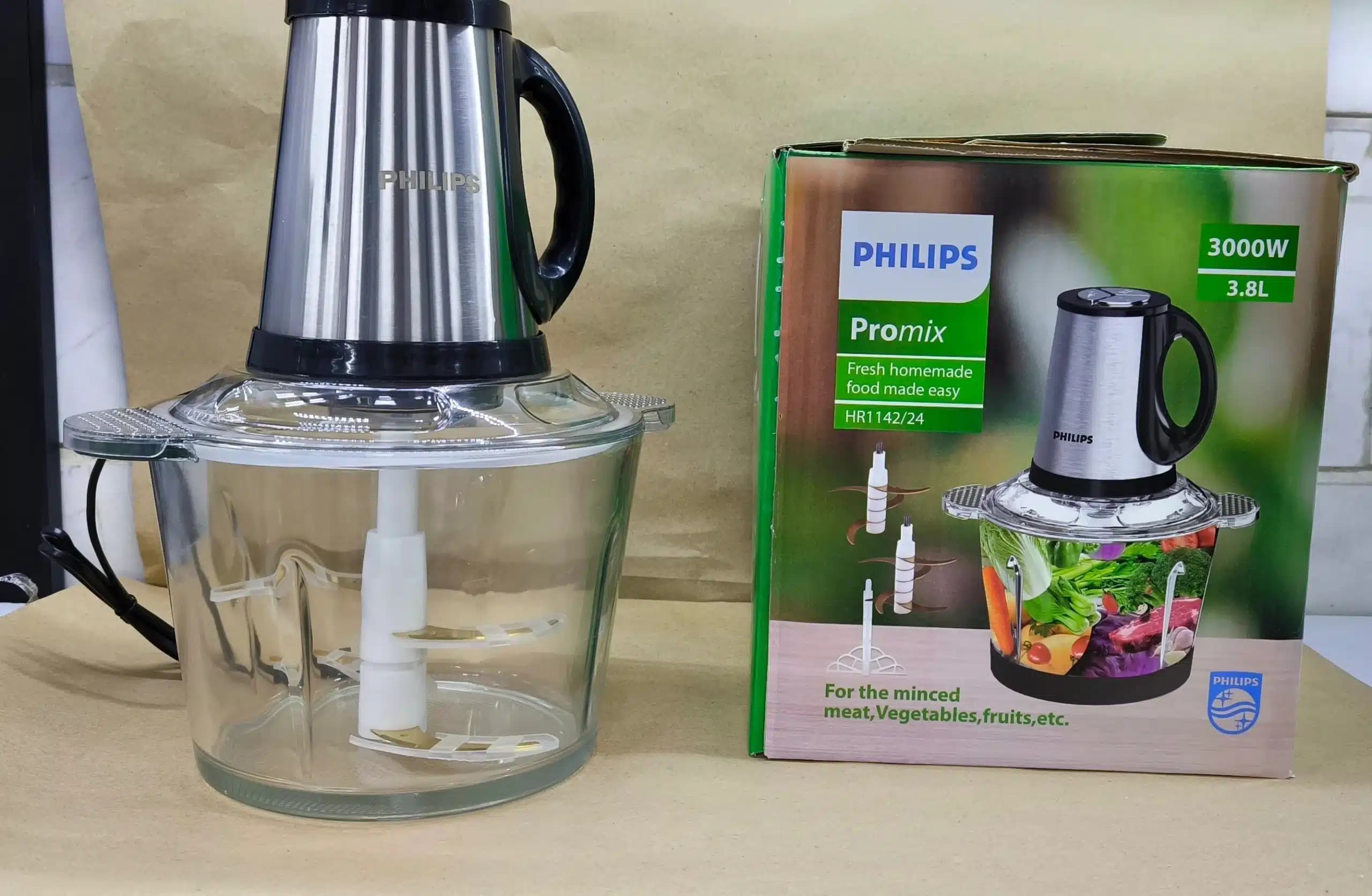 خردکن 3.8 لیتری فیلیپس مدل Promix-HR1142/24 (اقساطی) — تصویر ۷