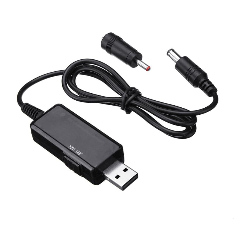کابل USB افزاینده ولتاژ DC با خروجی 9 ولت و 12 ولت به همراه نمایشگر — تصویر ۸