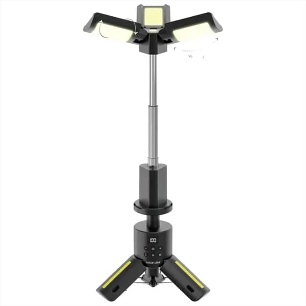 چراغ کمپینگ سه پایه گرین لاین Trio Beam Tripod Camping Light GNTBCL7CLBK