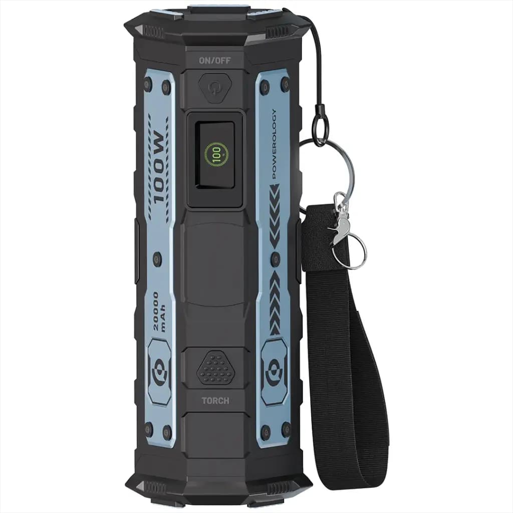 پاوربانک پاورولوژی مدل TorchPower PPBCHA91 ظرفیت 20000 میلی آمپر ساعت — تصویر ۴