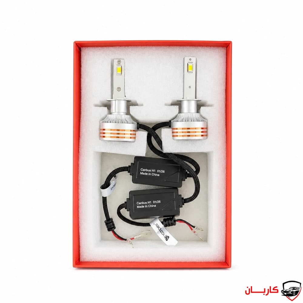 هدلایت خودرو کانپکس مدل M۱۴ PRO پایه H1 بسته دو عددی — تصویر ۴
