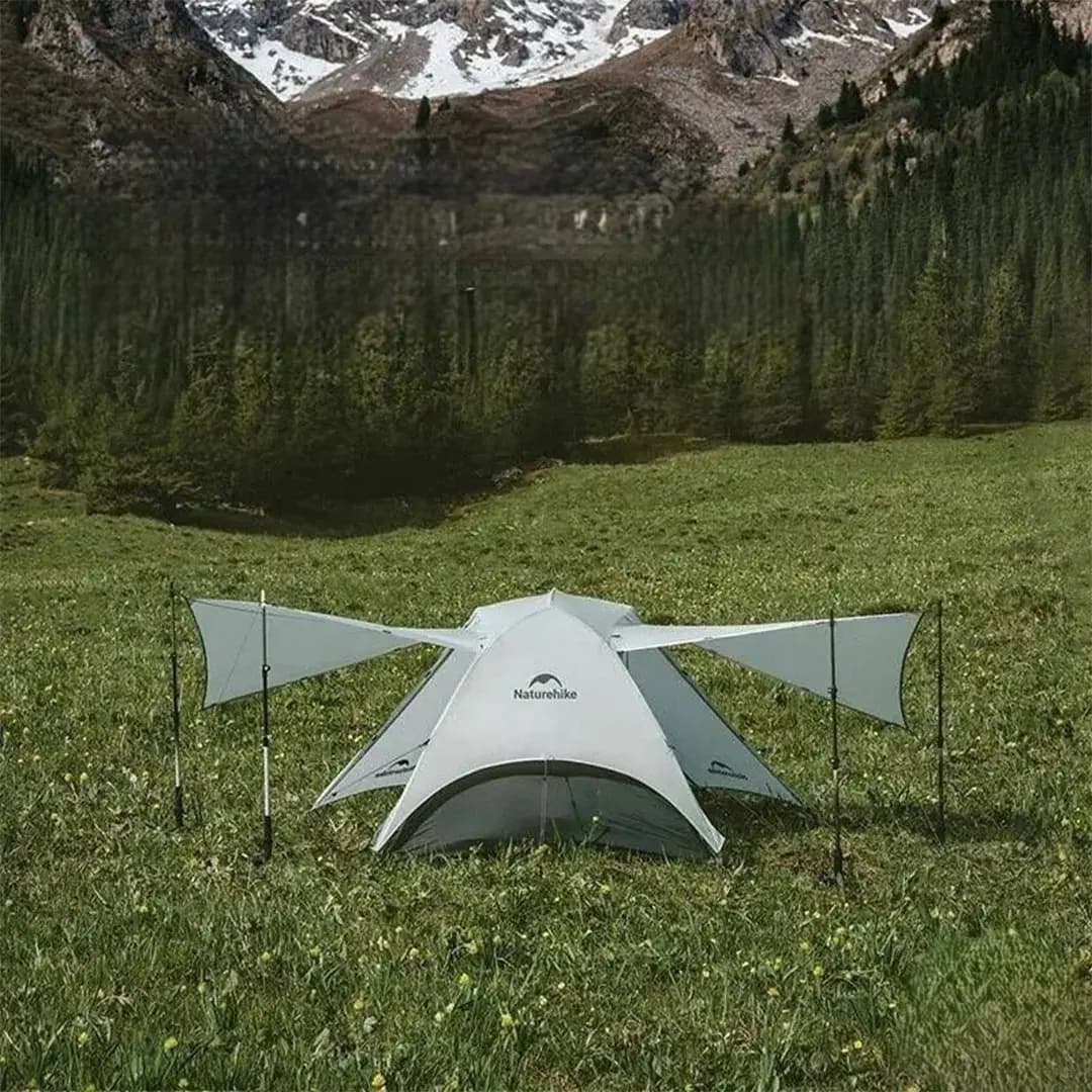 چادر دو نفره نیچرهایک مدل CNK2450WS022 سبک و ضدآب با نایلون 15D سیلیکونی — تصویر ۴