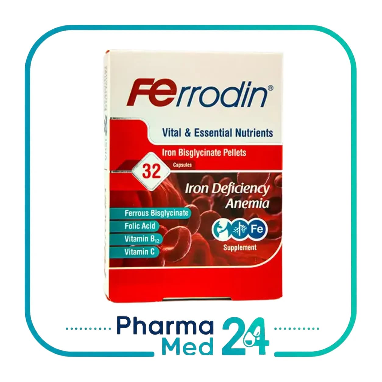 کپسول فرودین 32 عددی (هولیستیکا)