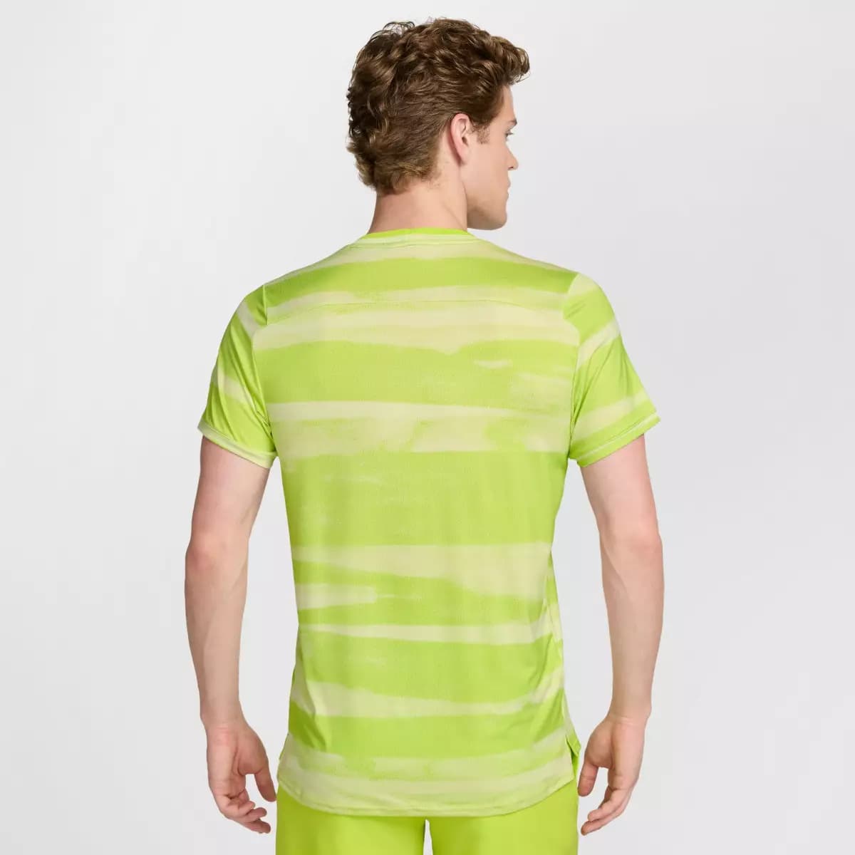 تیشرت مردانه نایکی مدل Printed Nike Advantage Homme Jaune fluo — تصویر ۳