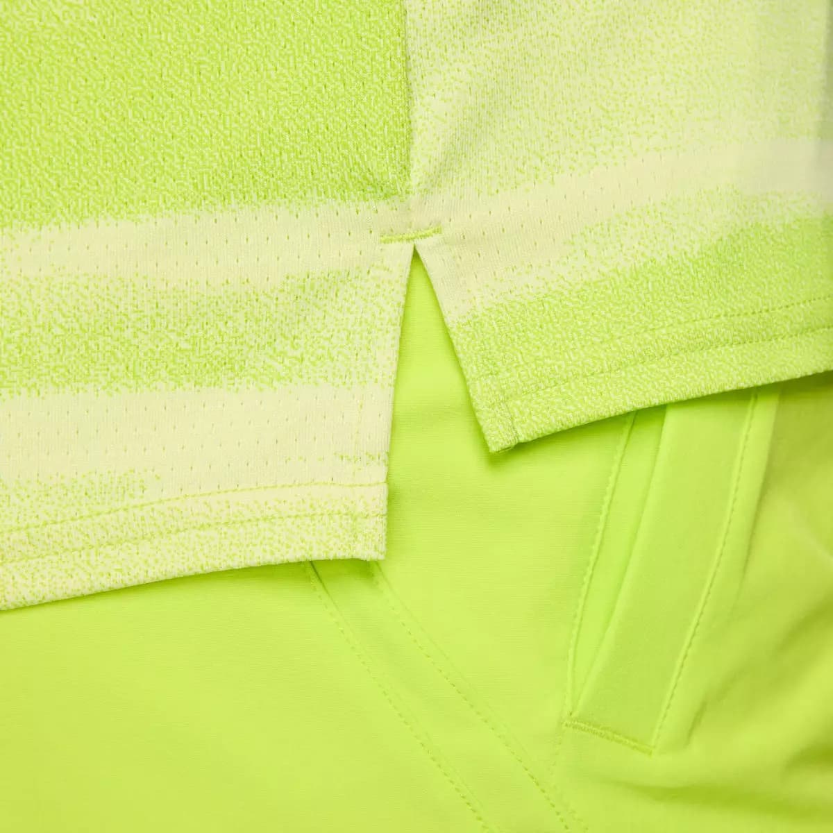 تیشرت مردانه نایکی مدل Printed Nike Advantage Homme Jaune fluo — تصویر ۵