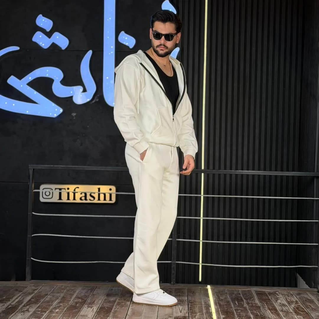 ست اسپرت سویشرت هودی و شلوار مردانه — تصویر ۶