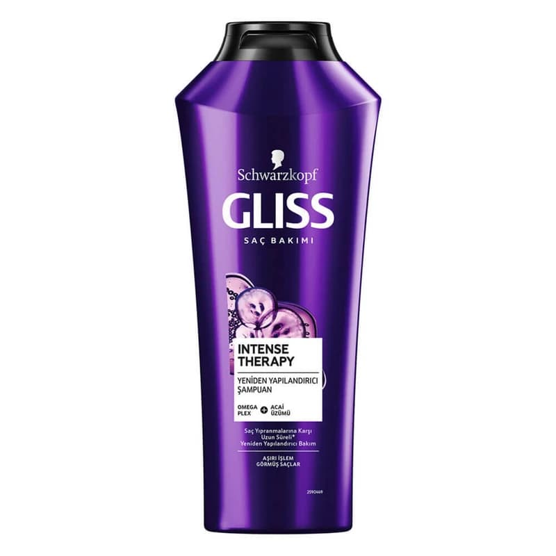 شامپو تقویت کننده مو گلیس Gliss مدل Intense Terapy با حجم ۵۰۰ میل
