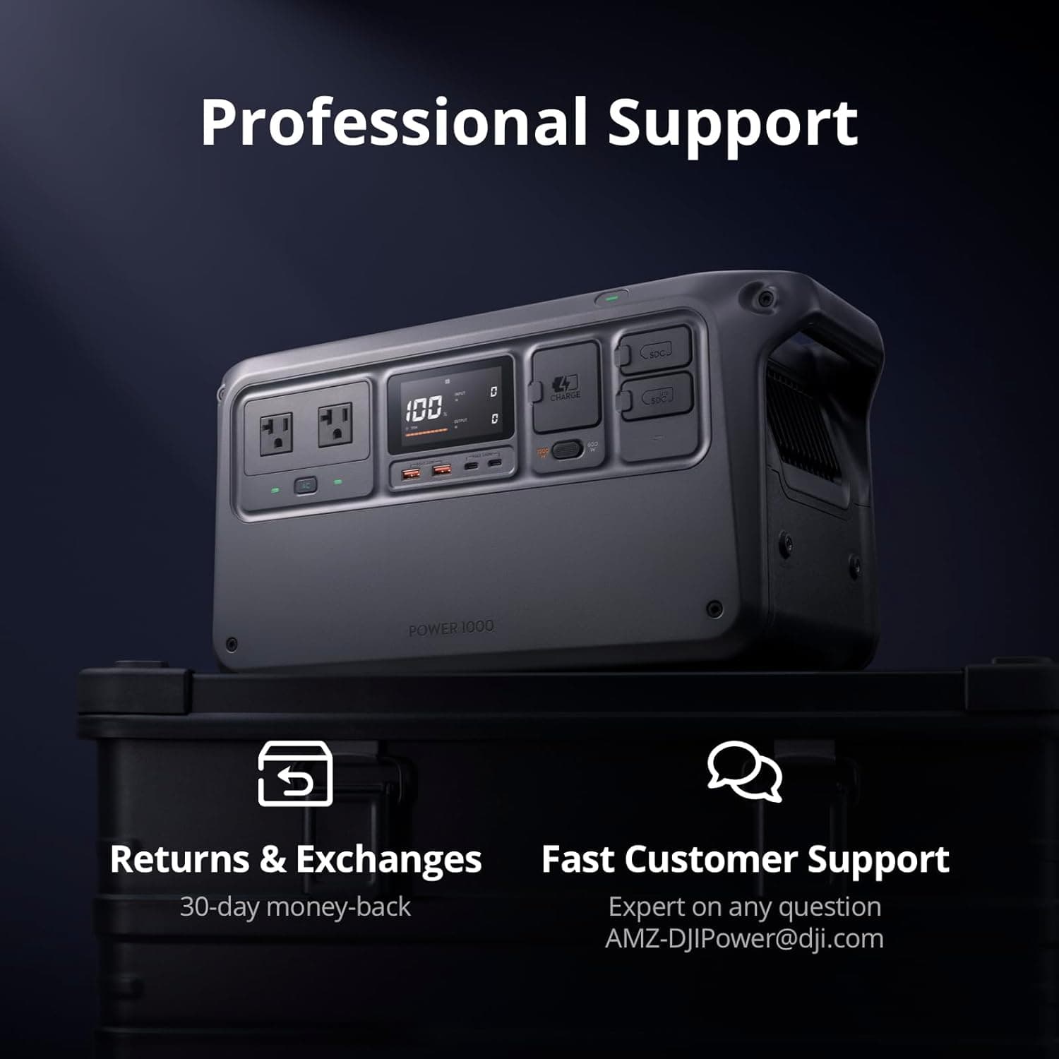 پاوراستیشن دی جی آی مدل DJI 1000 PORTABLE POWERSTATION — تصویر ۳