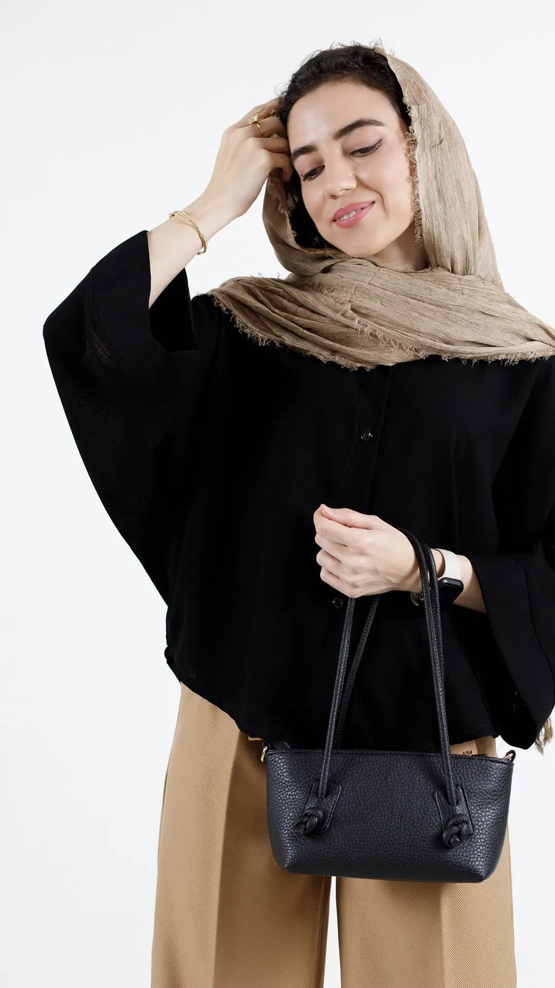 شومیز مشکی کیمونو