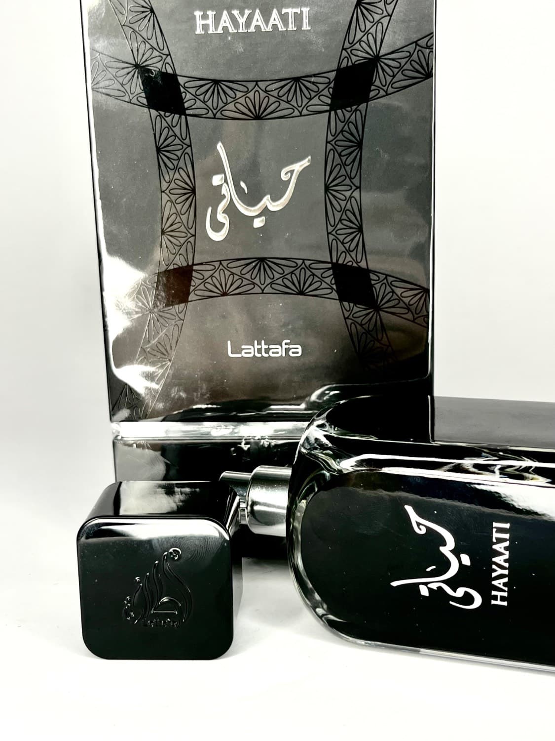 عطر ادکلن حیاتی مشکی لطافه 100 میل یونیسکس-Lattafa Hayaati Black — تصویر ۶