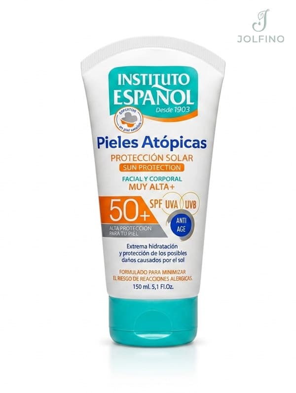 کرم ضدآفتاب پوست آتوپیک صورت و بدن Instituto Español SPF 50+