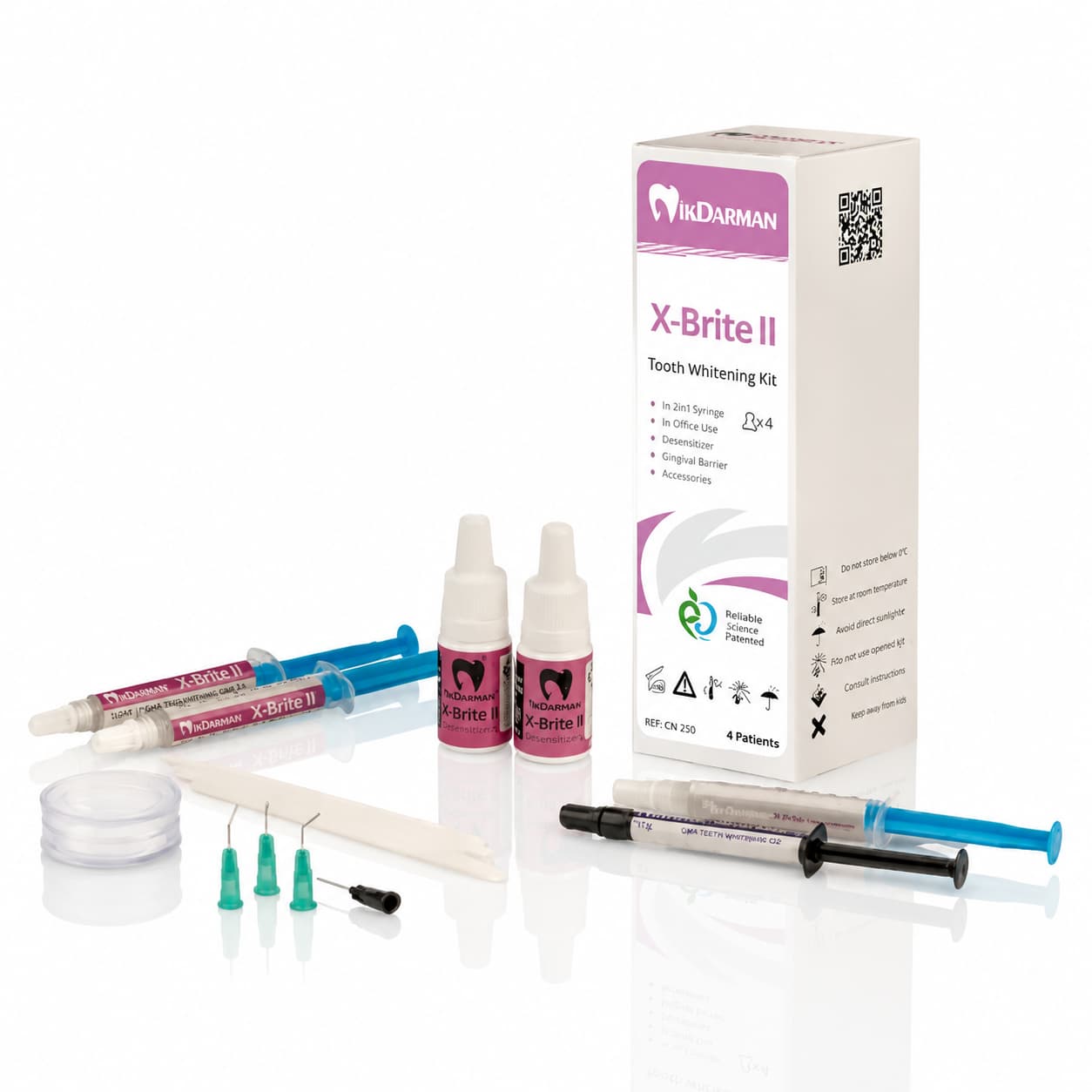 کیت سفید کننده دندان بلیچینگ آفیس نیک درمان X-Brite II
