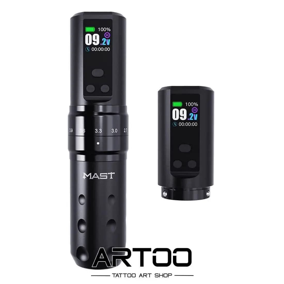 دستگاه تتو پن وایرلس دراگون هاوک مدل MAST Fold 2 Pro — تصویر ۲