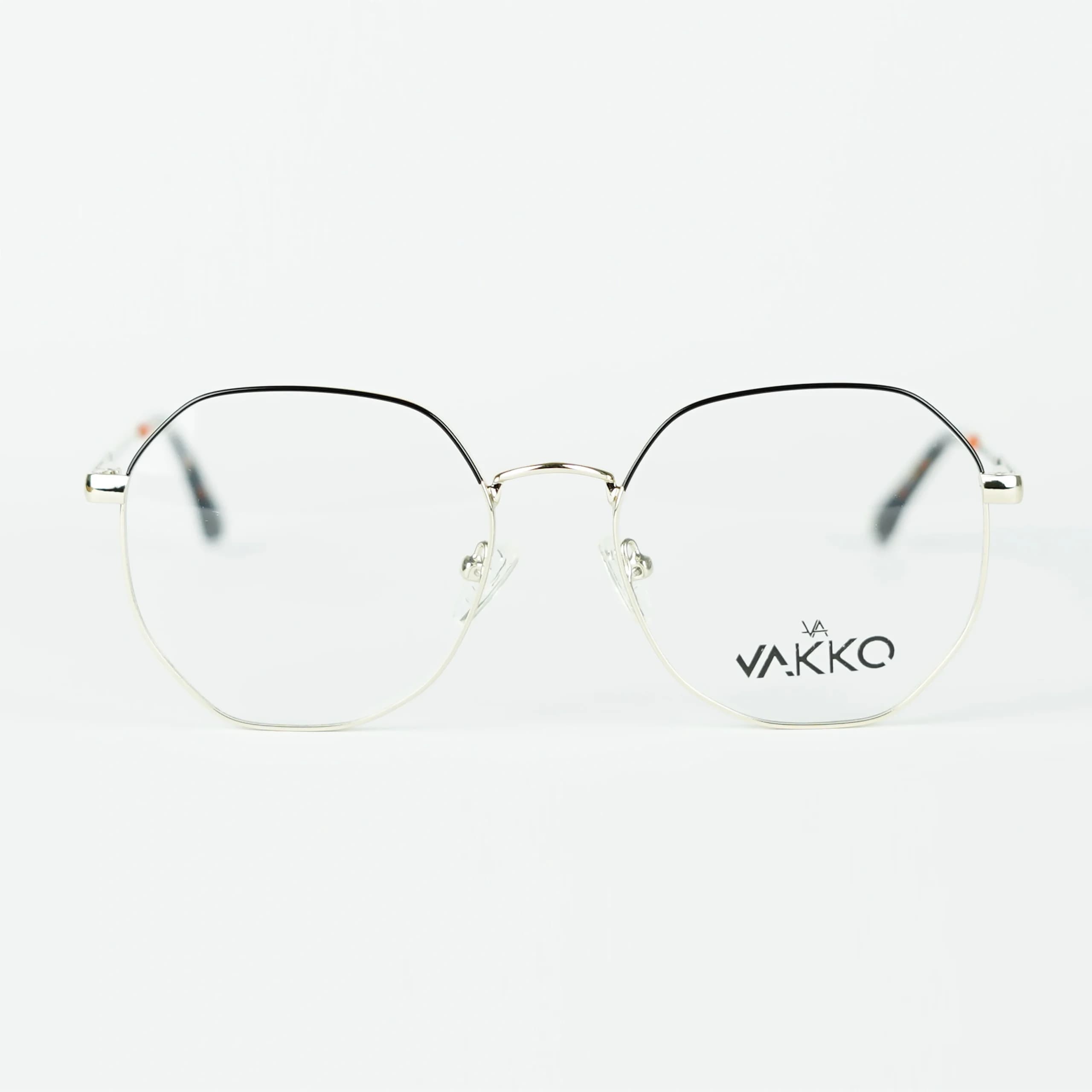 عینک طبی واکو VAKKO مدل 8085 | طراحی مدرن، فریم فلزی و کیفیت ساخت ترکیه