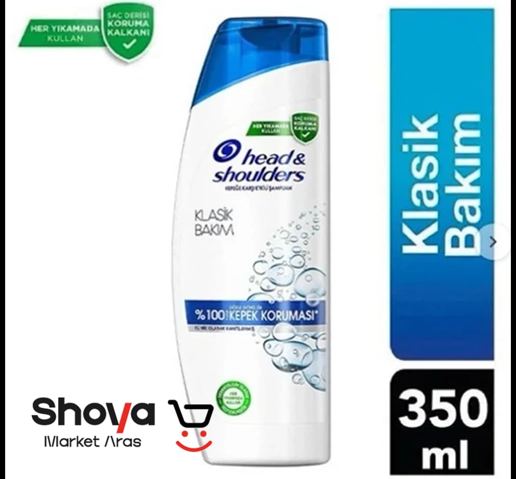شامپو ضد شوره هد اند شولدرز Head & Shoulders مدل Klasik Bakım کلاسیک حجم 330 میلیلیتر — تصویر ۲