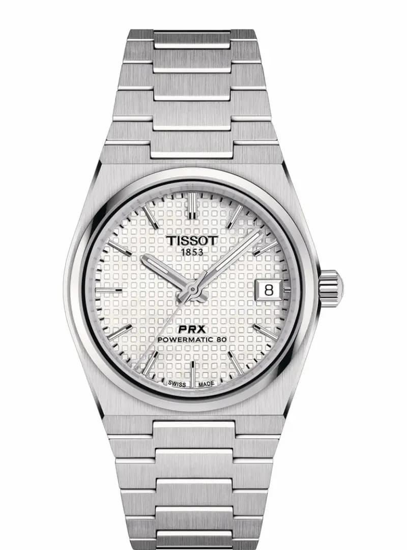 ساعت تیسوت پی ار ایکس Tissot PRX اتوماتیک صفحه سفید