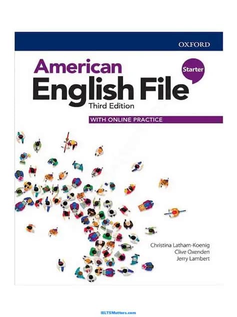 کتاب آموزشی فایل انگلیسی امریکایی متوسط. کتاب کار (American English File Starter- Workbook). نسخه انگلیسی. پی دی اف. اثر Christina Latham Koenig- Clive Oxenden- Jerry Lambert