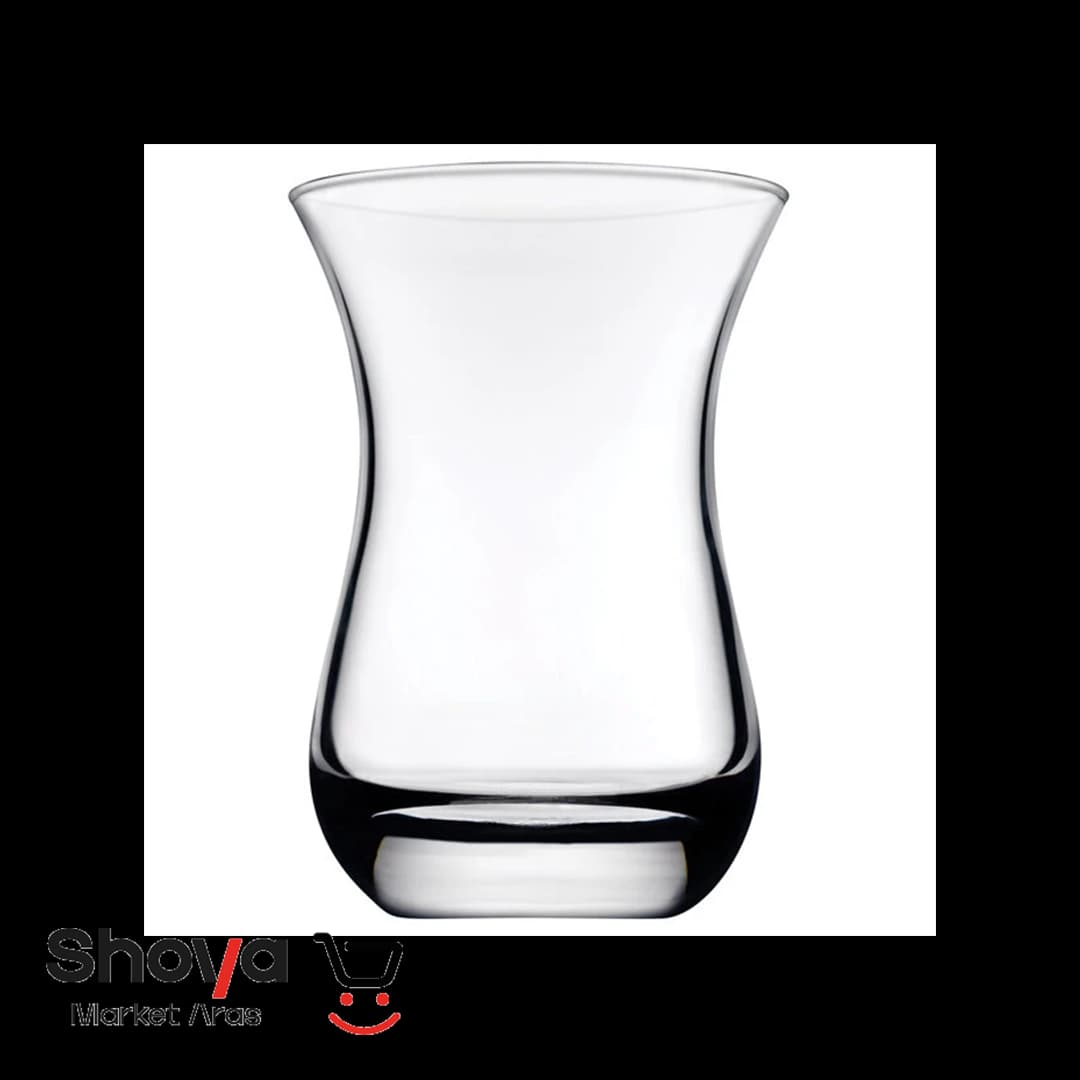 استکان کمر باریک پاشاباغچه Pasabahce مدل آیدا Aida کد 62511 بسته 6 عددی — تصویر ۲