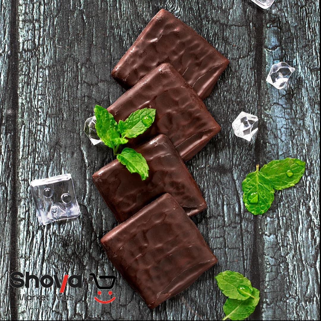 شکلات تلخ افتر ایت After Eight نستله Nestlé با مغز کرم نعناع وزن 200 گرم — تصویر ۳