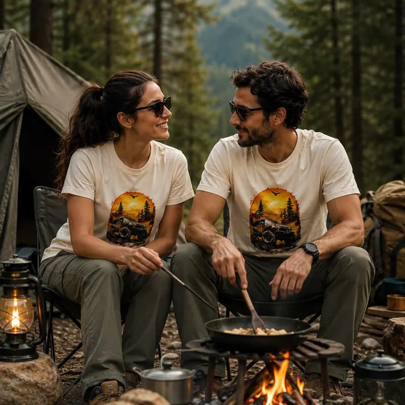 تیشرت طبیعتگردی و کوهنوردی Adventure طرح StayWild — تصویر ۸