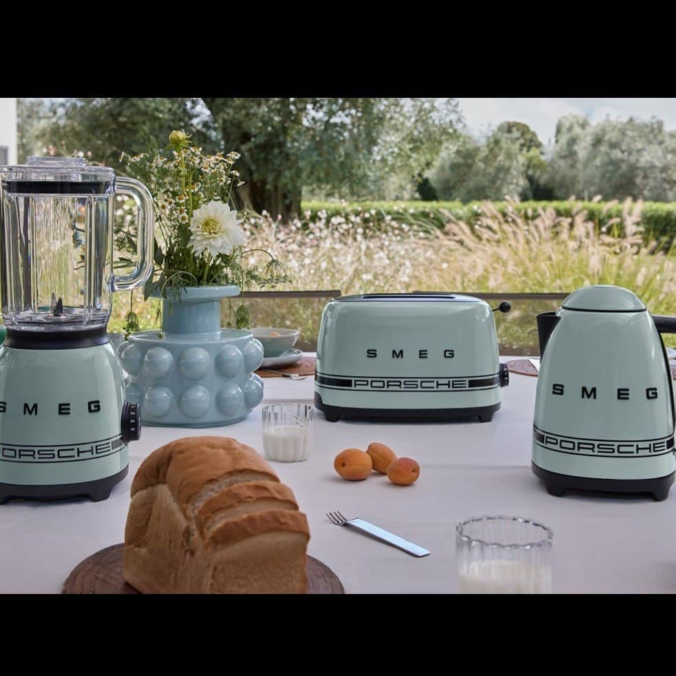 توستر 2 اسلایس پورشه اسمگ مدل Porsche x SMEG – سبز — تصویر ۴