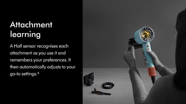 سشوار سوپر سونیک نورال دایسون مدل (Ceramic Patina) Dyson supersonic nural HD16 — تصویر ۷
