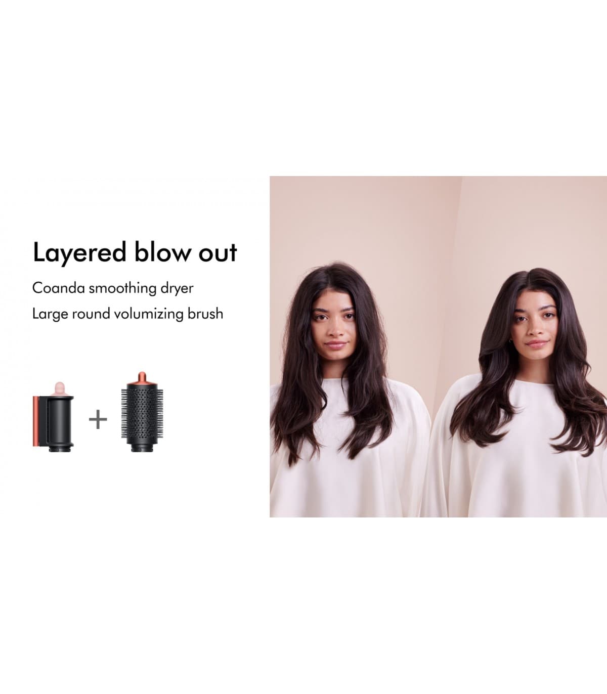حالت دهنده مو دایسون مدل Dyson Airwrap HS05 Complete Long Diffuse (Strawberry Bronze/Blush Pink) (صورتی/برنز) — تصویر ۵