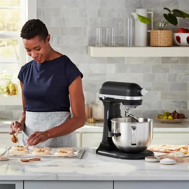 همزن کاسه دار کیچن اید مدل KitchenAid 5ksm6585 – مشکی — تصویر ۵