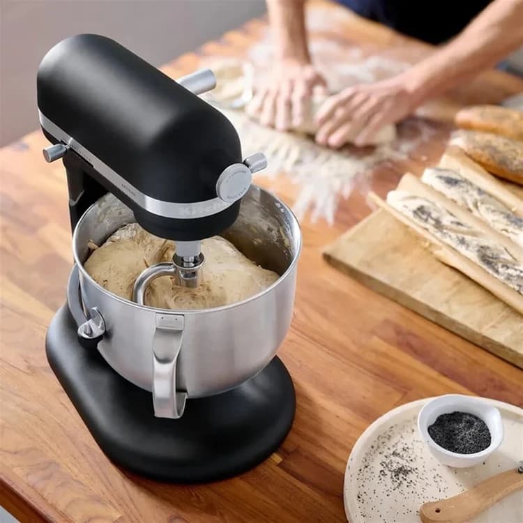 همزن کاسه دار کیچن اید مدل KitchenAid 5ksm6585 – مشکی — تصویر ۴
