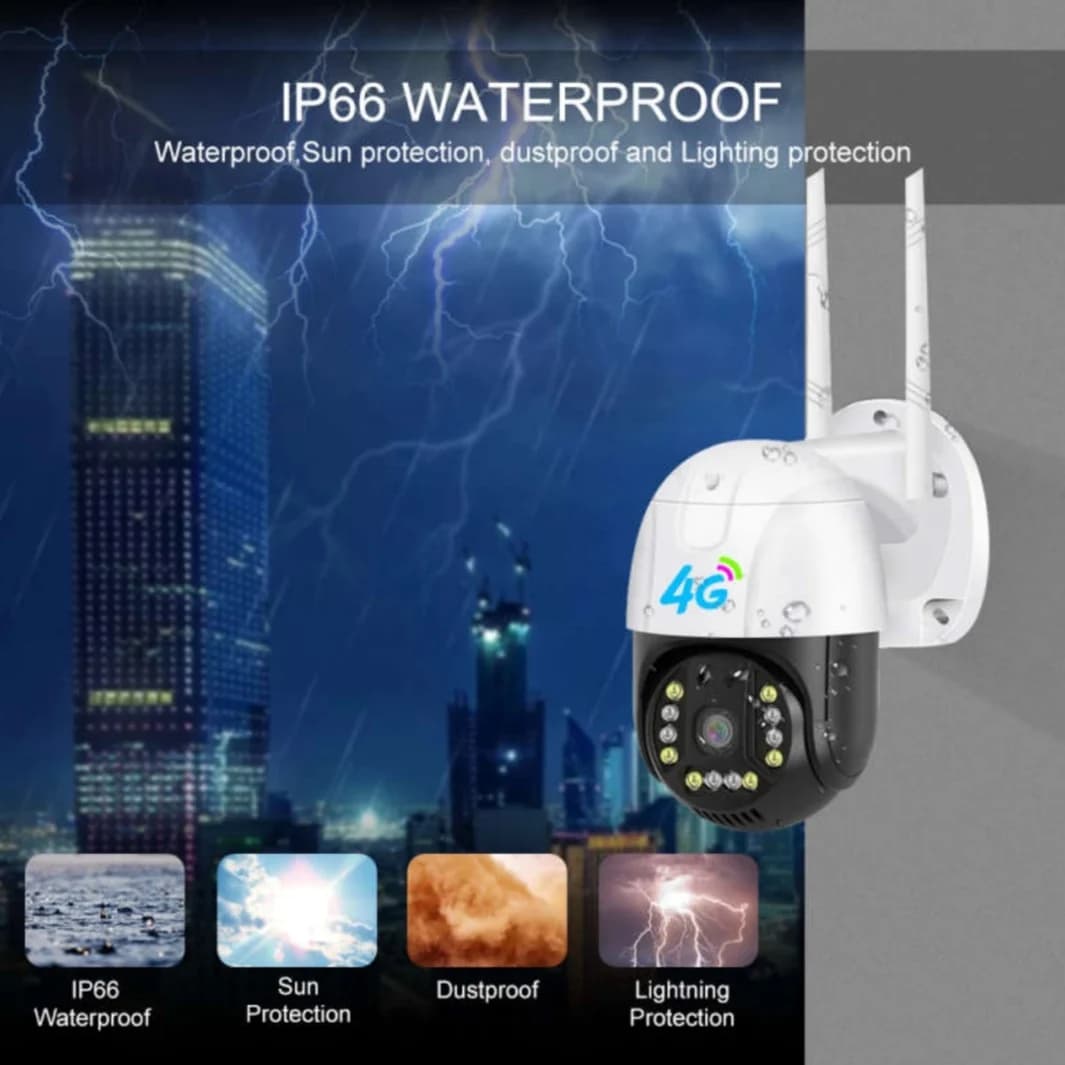 دوربین مداربسته تحت شبکه اسپیددام OKAM PRO مدل سیمکارتی 4g P20 همراه رم 128 توشیبا — تصویر ۲