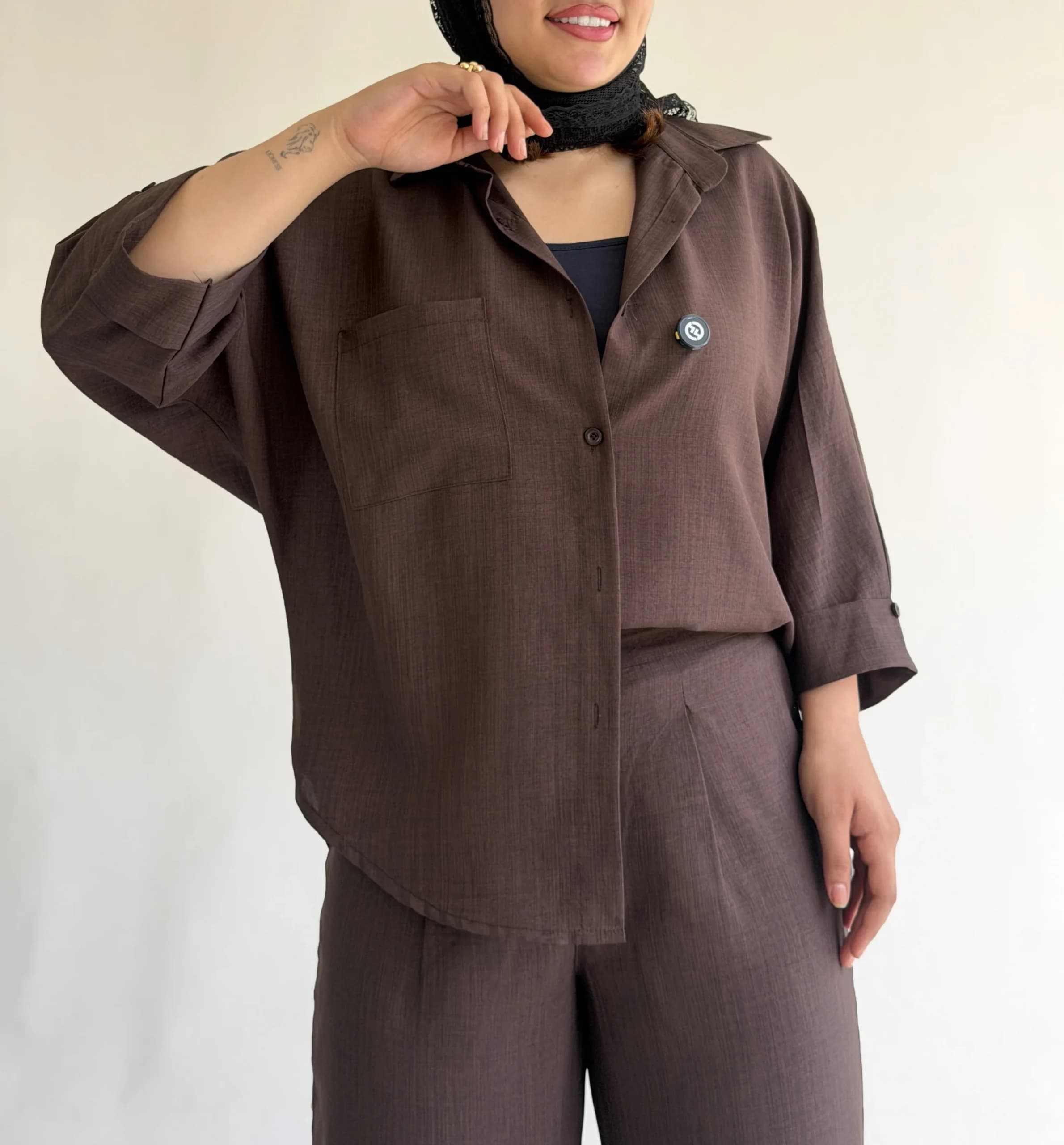 شومیز شلوار ابر (کد 297) — تصویر ۳