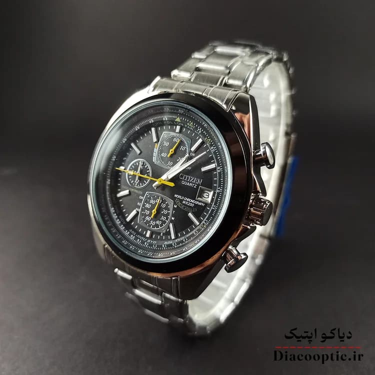 ساعت مچی مردانه برند سیتیزن سه موتور مدل DO1144 استیل — تصویر ۸