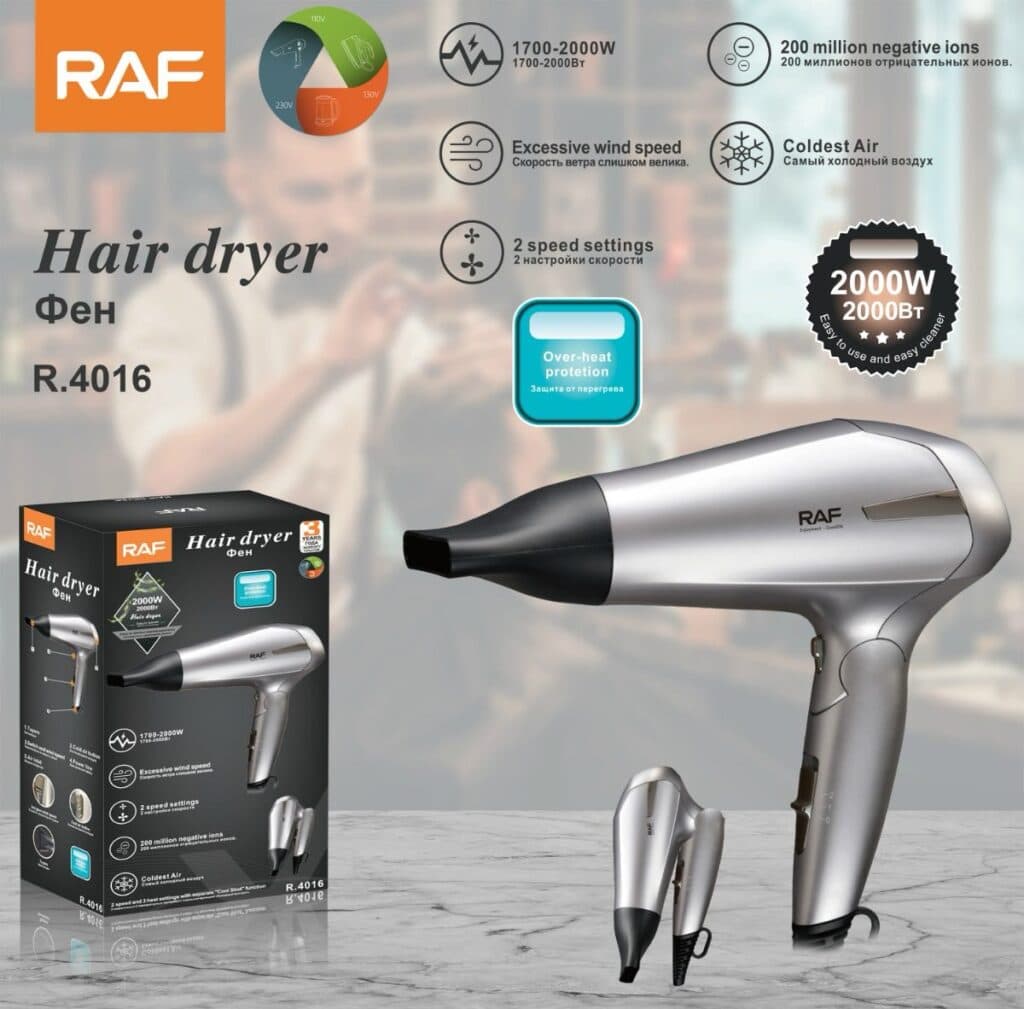 سشوار تاشو مسافرتی راف مدل R 4016