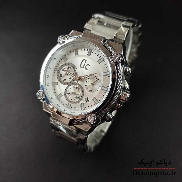 ساعت مچی مردانه برند Gc سه موتور مدل DO1160 استیل — تصویر ۸