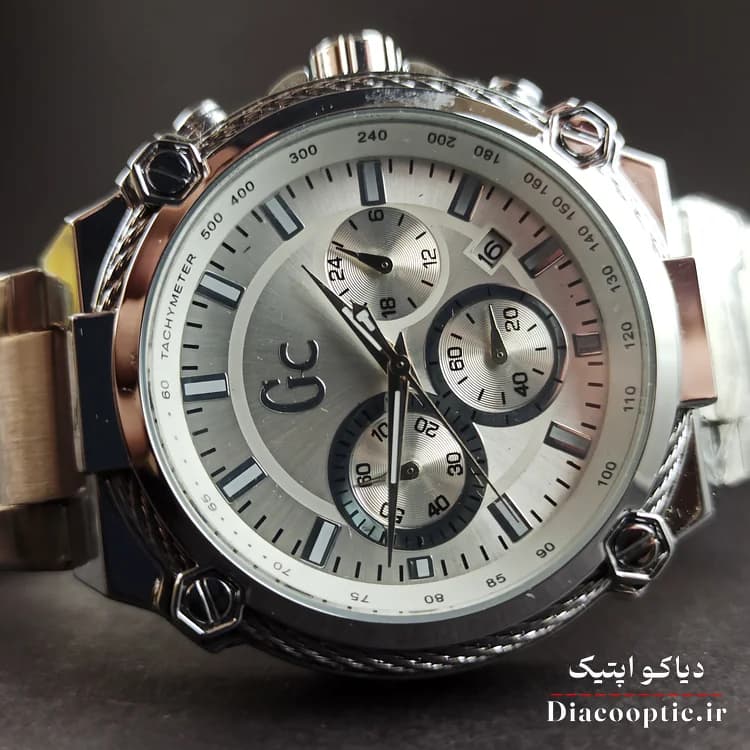 ساعت مچی مردانه برند Gc سه موتور مدل DO1160 استیل — تصویر ۳