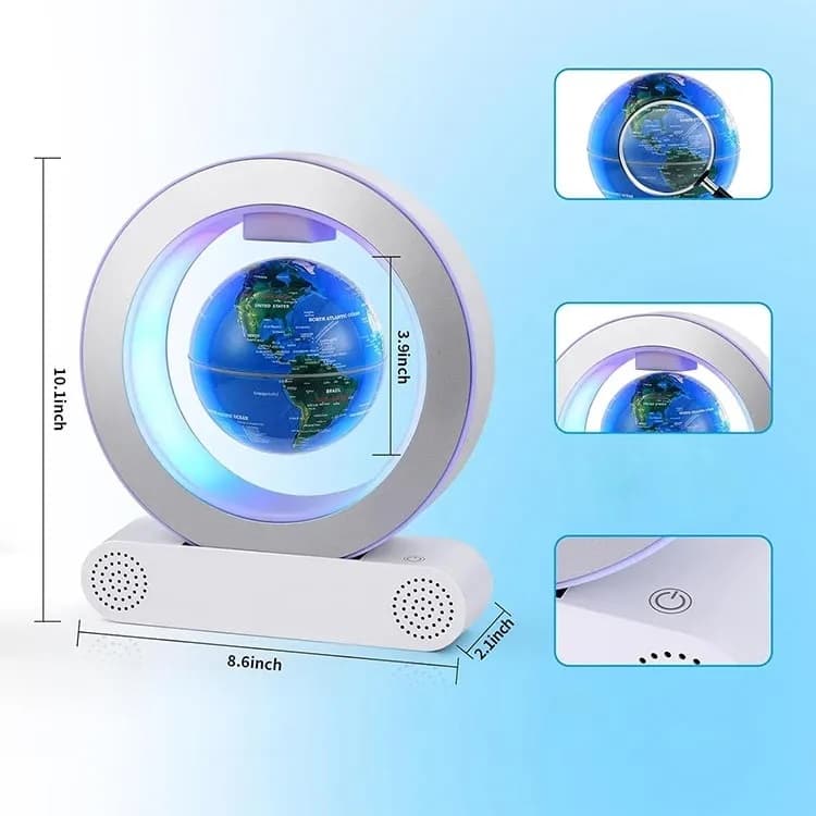 اسپیکر بی سیم طرح کره زمین معلق FLRMINGE Speaker Wireless- کد 410112 — تصویر ۶