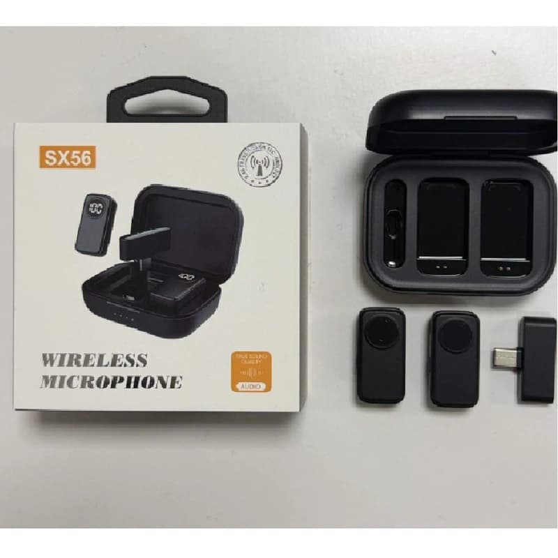 میکروفون یقه ای بی سیم مدل SX56 — تصویر ۴