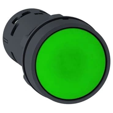کلید شستی سبز اشنایدر مدل XB7NA31 باکالیت 1NO بدون چراغ