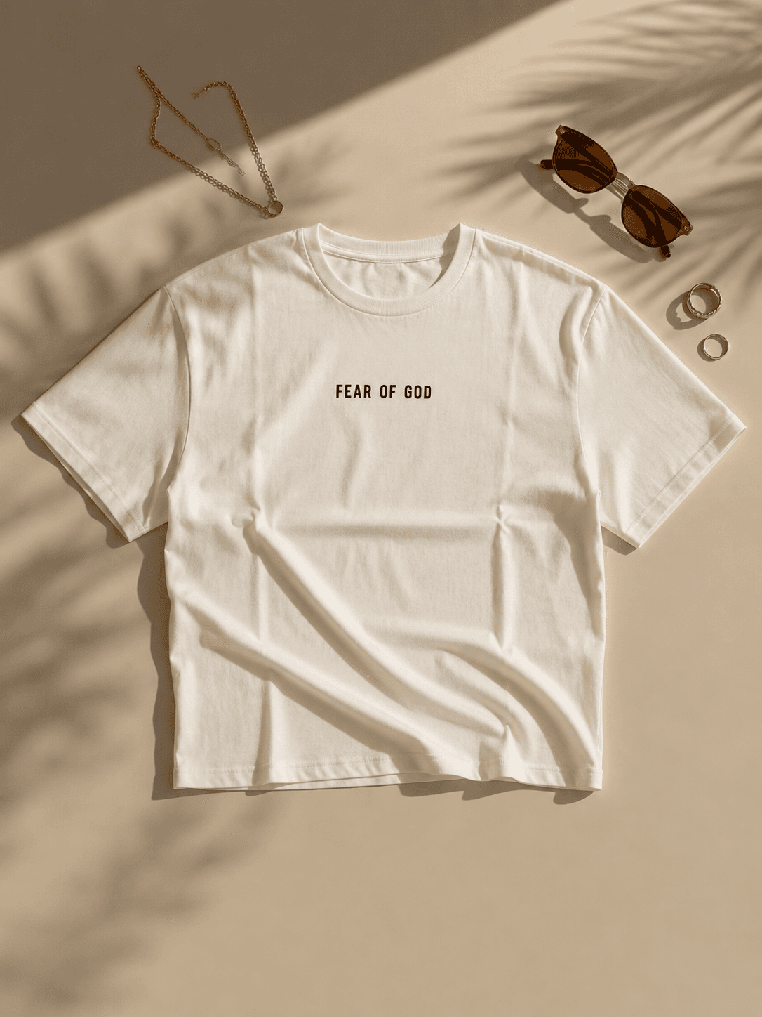 W تیشرت طرح RT – FEAR OF GOD