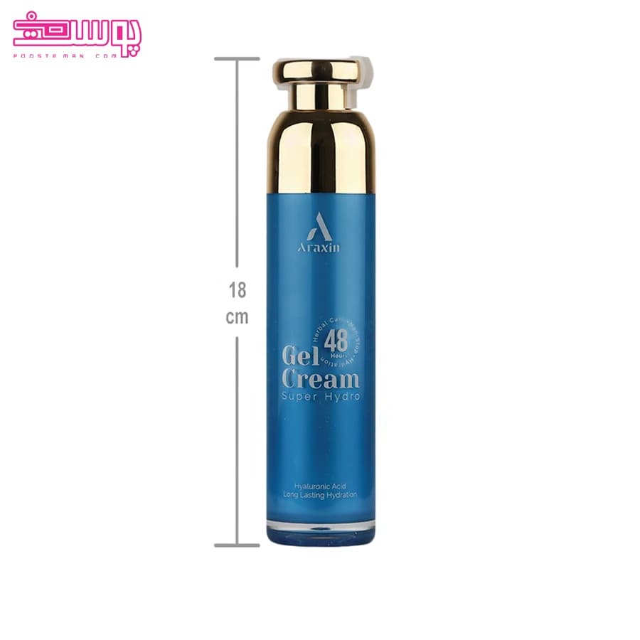 ژل کرم آبرسان آراکسین 48 | Araxin Gel 48 Cream Super Hydro — تصویر ۴